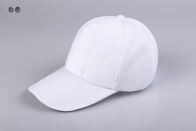 Wholesale Cotton Advertising Custom Color Baseball   Hat Blank Printing Advertising Peaked  Ap