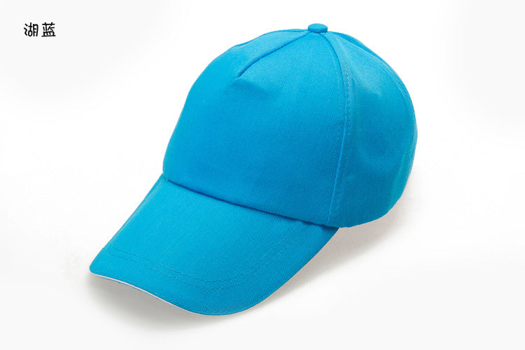 Wholesale Cotton Advertising Custom Color Baseball   Hat Blank Printing Advertising Peaked  Ap