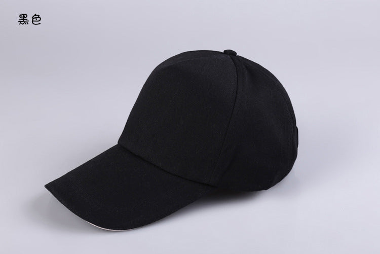 Wholesale Cotton Advertising Custom Color Baseball   Hat Blank Printing Advertising Peaked  Ap