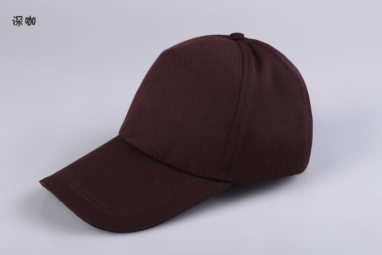 Wholesale Cotton Advertising Custom Color Baseball   Hat Blank Printing Advertising Peaked  Ap