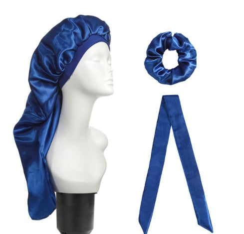 Dirty Braided Hair Care Long Tube Hat Turban Three-piece Wide Brim Home Hat Spot Wholesale Custom